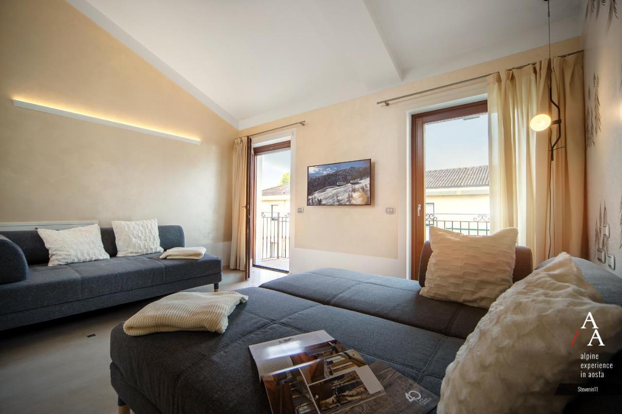 אאוסטה Alp Apartments Ski & Bike - Stevenin11 מראה חיצוני תמונה