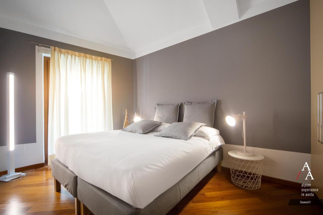 אאוסטה Alp Apartments Ski & Bike - Stevenin11 מראה חיצוני תמונה