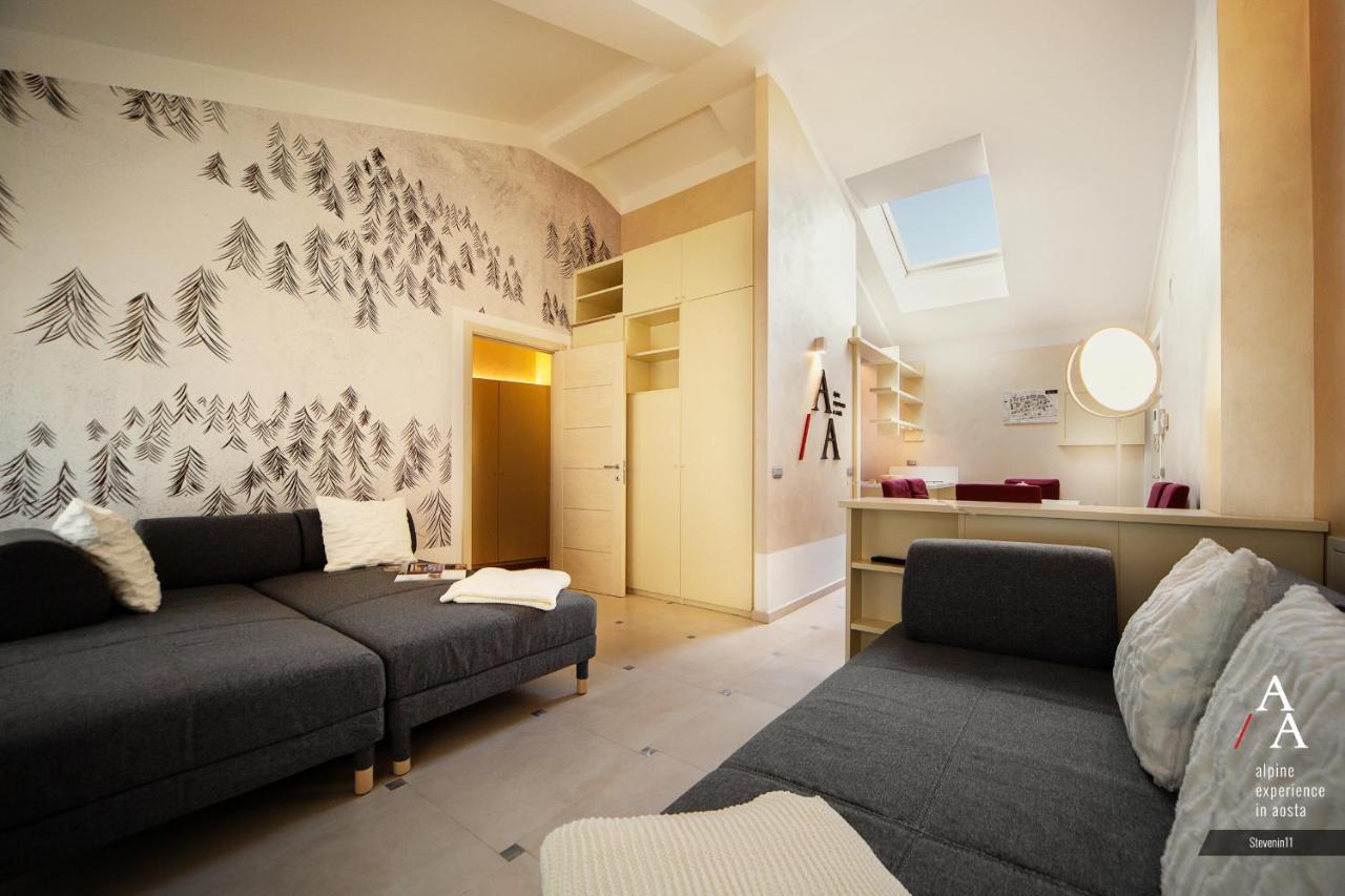 אאוסטה Alp Apartments Ski & Bike - Stevenin11 מראה חיצוני תמונה