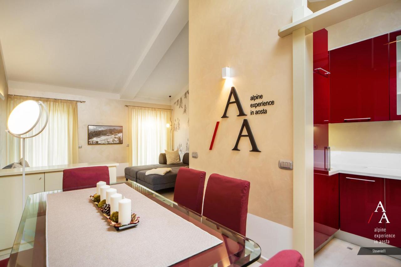 אאוסטה Alp Apartments Ski & Bike - Stevenin11 מראה חיצוני תמונה